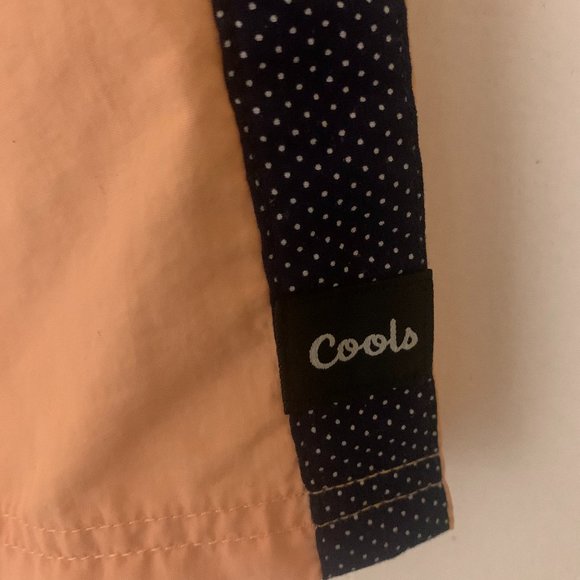 Barney Cools Tea/Peach/Polka Swim Trunks - Picture 2 of 7